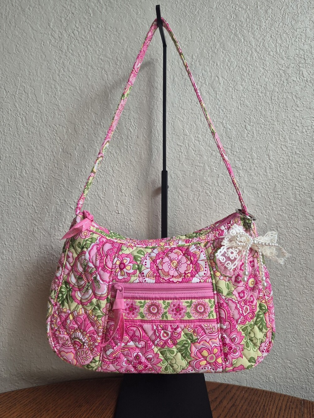 Vera Bradley Petal Pink Hobo Shoudler Bag
